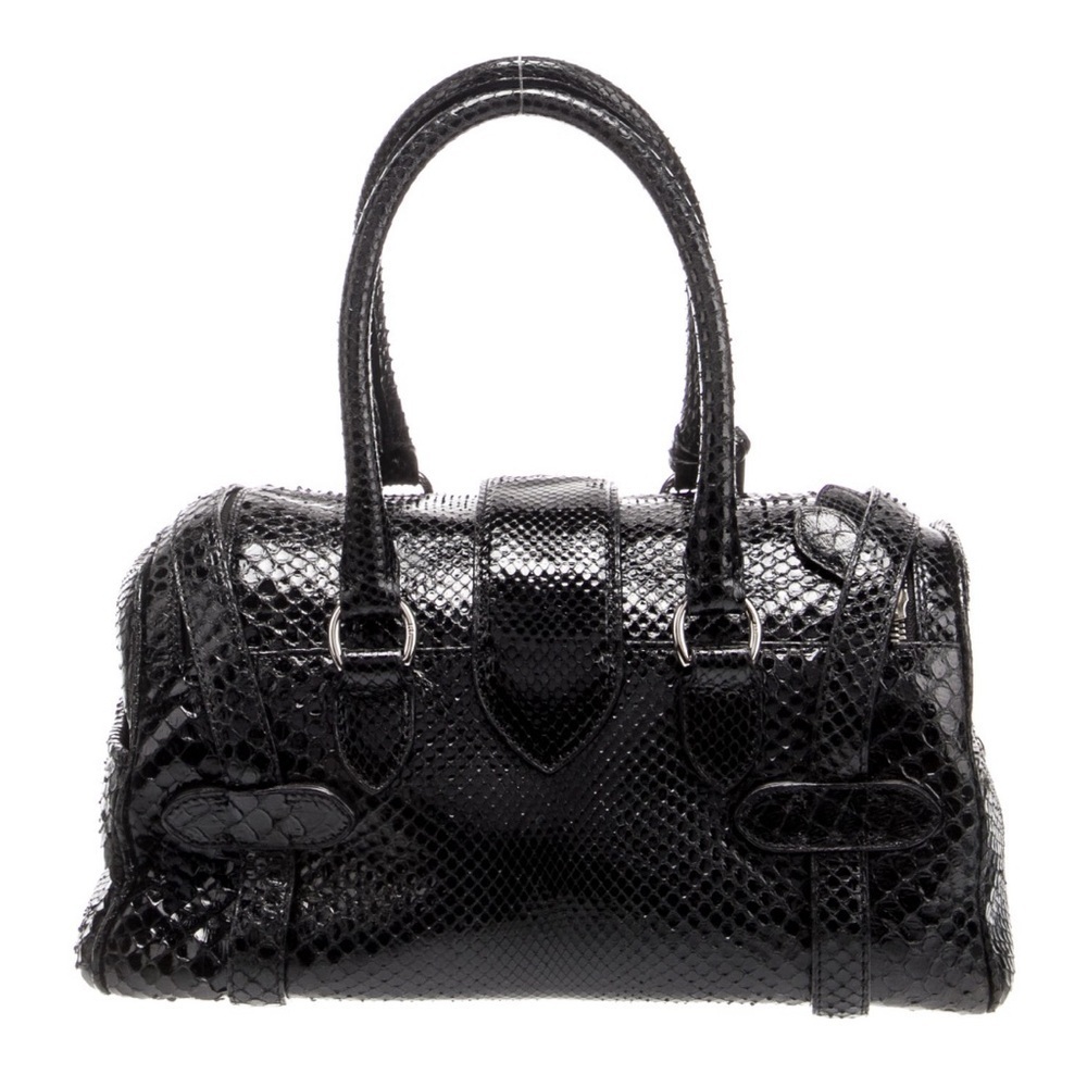Ralph Lauren Collection Python Snakeskin Purse Ha… - image 7